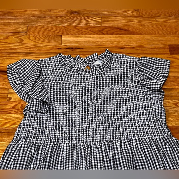 Time and Tru black and white checkered dress - Picture 2 of 4